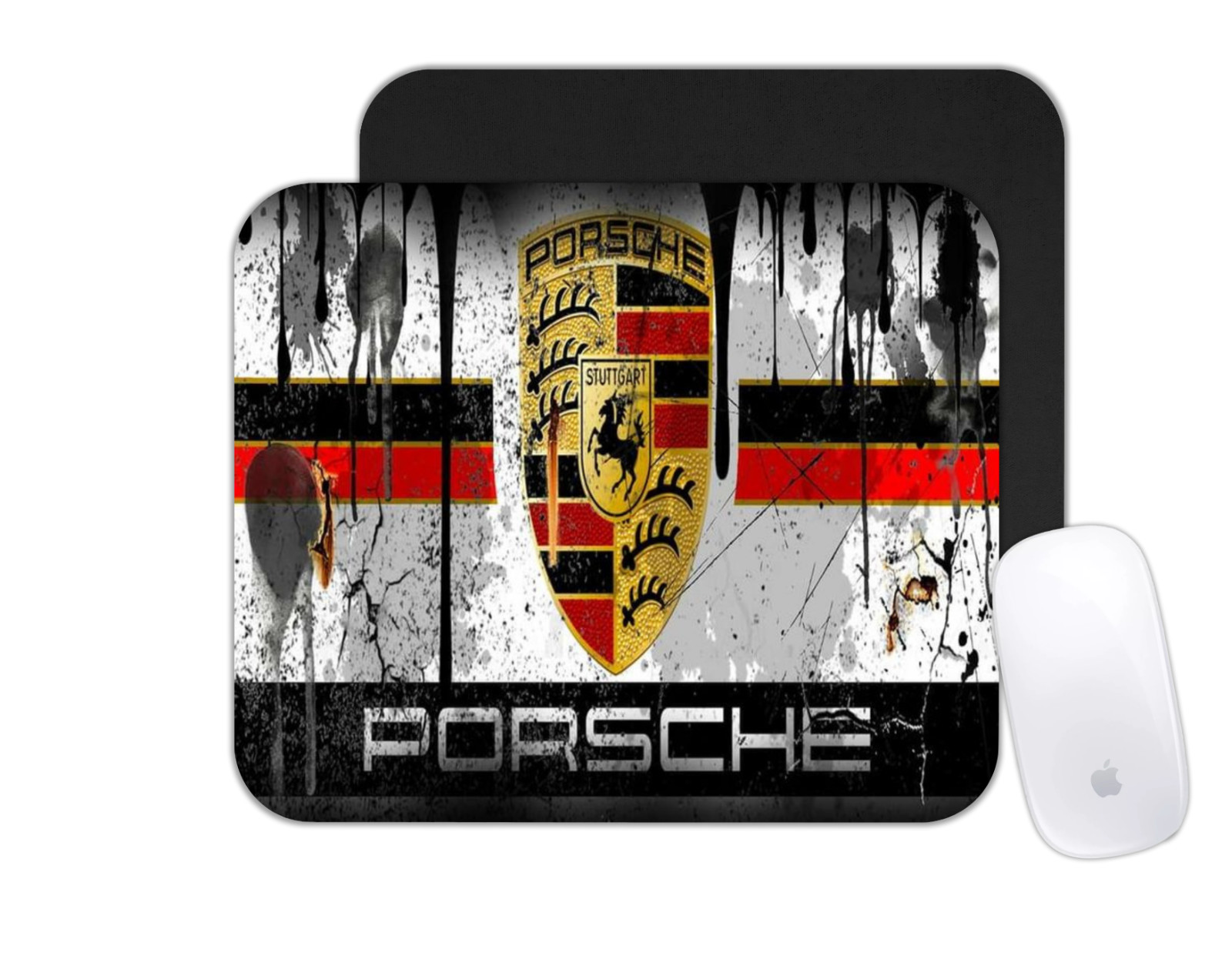 Custom Mouse Pad Porsche Sports Car Racing Gift Office Computer Desk Accessory