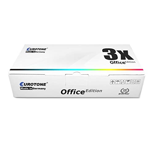 Eurotone 3x Toner Compatible for Xerox 106r01161 + 106r01163 et-New #000