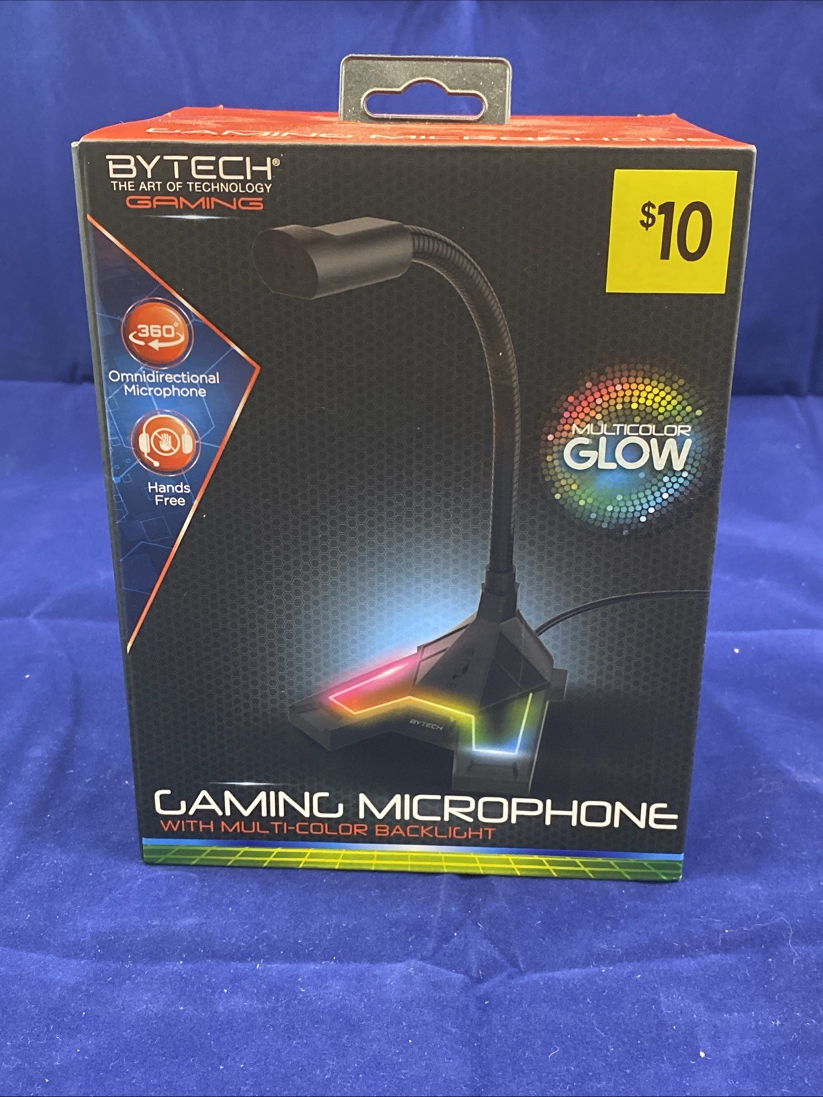 Bytech Gaming Microphone NEW Multi Color Backlight Hands Free Glow (BY081526-08)