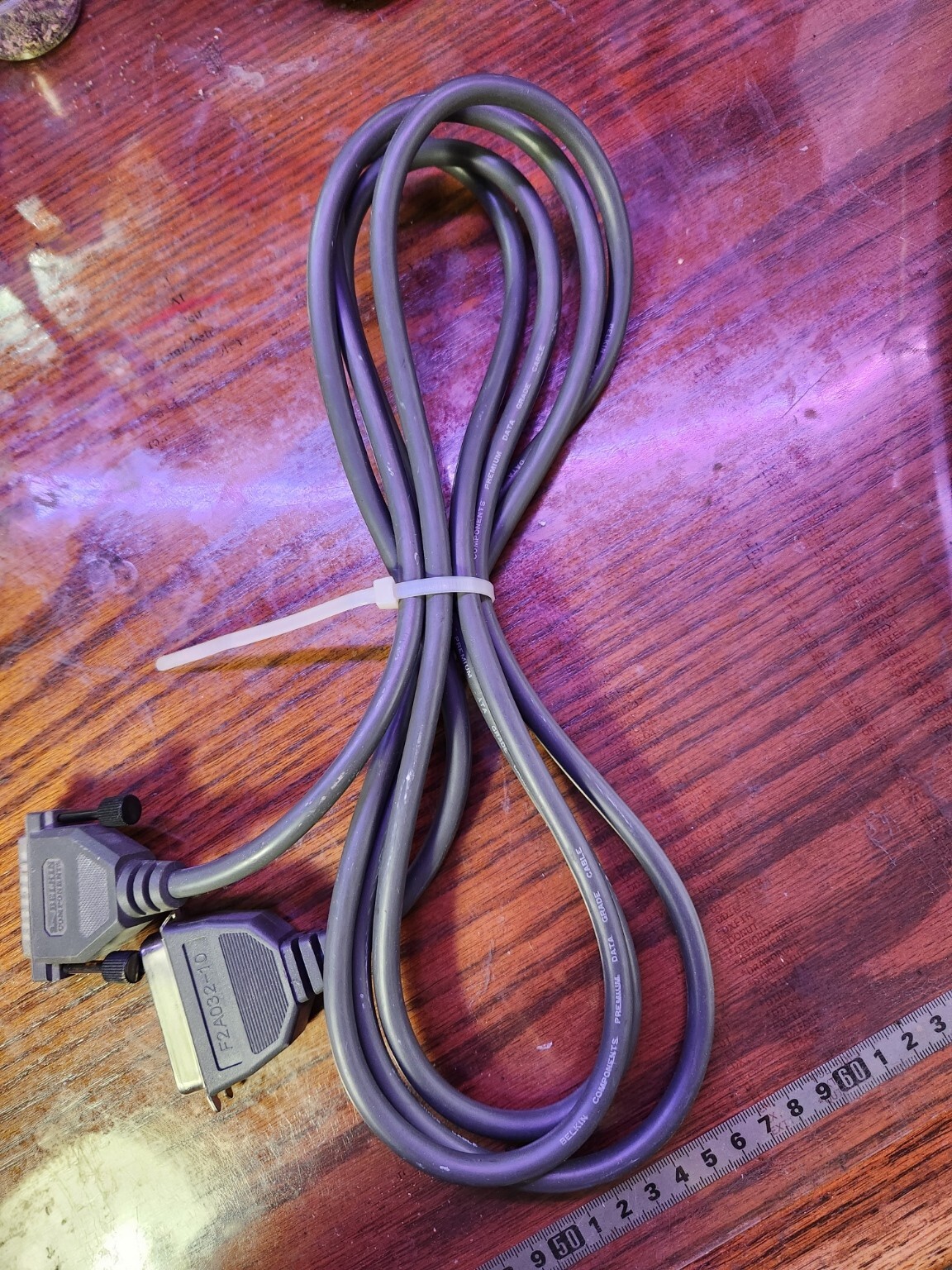 BELKIN F2A032-10 - CENTRONICS PRINTER CABLE 10'Lg. **USED**