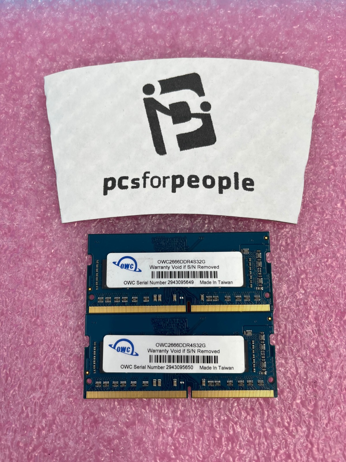 *OWC 64GB (2x32GB) DDR4 2666MHz 2Rx8 SODIMM Laptop Memory RAM *