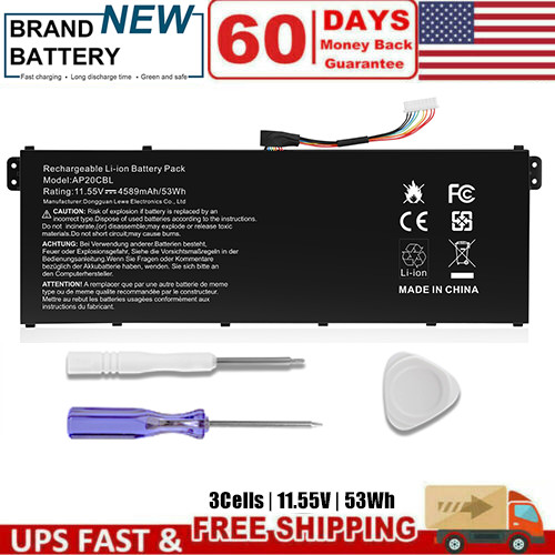 AP20CBL KT.0030B.002 3ICP5/82/70 Laptop Battery for Acer Aspire 5 A515-45 SF314