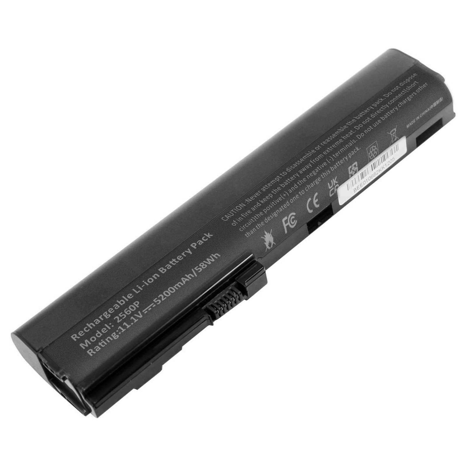High-Capacity 5200mAh Laptop Battery for Elitebook 2560p 2570p SX03 SX06 HSTNN-D