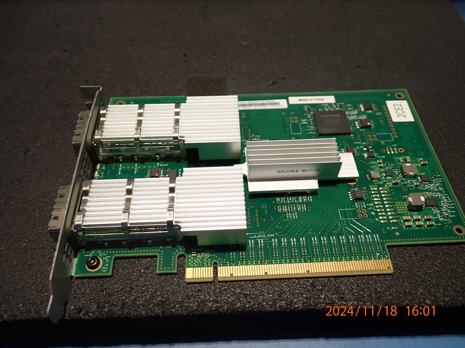 IBM 02EC457 PCIe3 -x16 Dual Optical Ports Internal Optical Cable Adapter 02EC456