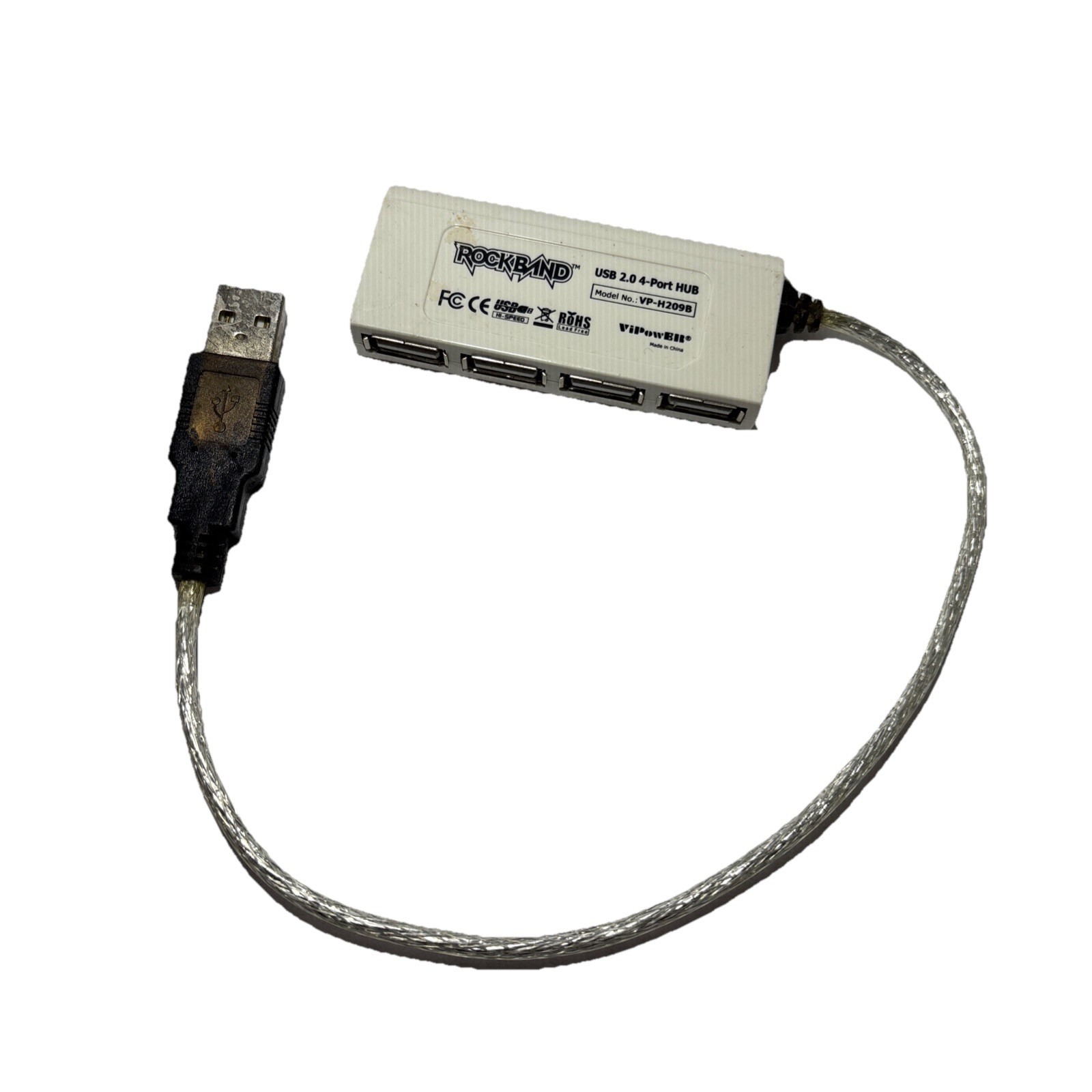 Rockband ViPowER NEW USB 2.0 4-Port HUB Model VP-H209B