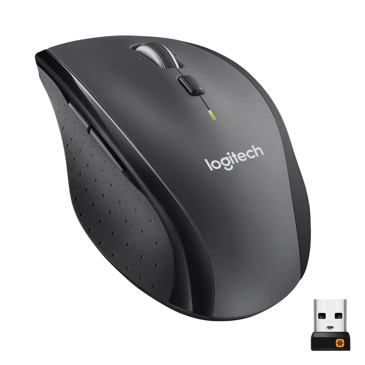 Logitech M705 Marathon Wireless Mouse 910-006033 Black 2.4GHz Hyper-Fast Scroll