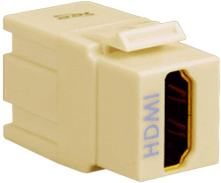 ICC HDMI Modular Coupler in HD Style, Ivory
