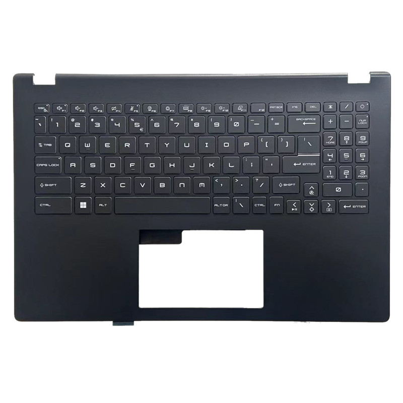 For MSI Modern 15 MS-15H1 MS-15H2 15.6in Palmrest Cover With Backlit Keyboard