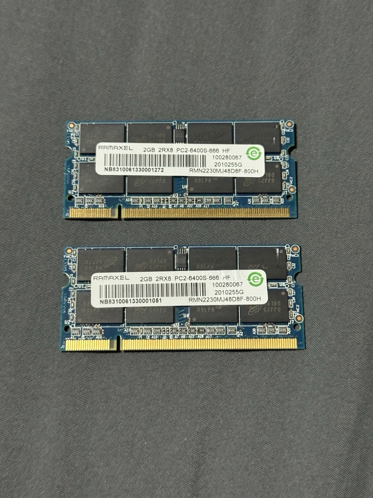 2 X 2GB RAMAXEL Laptop Ram Ddr2 800mhz