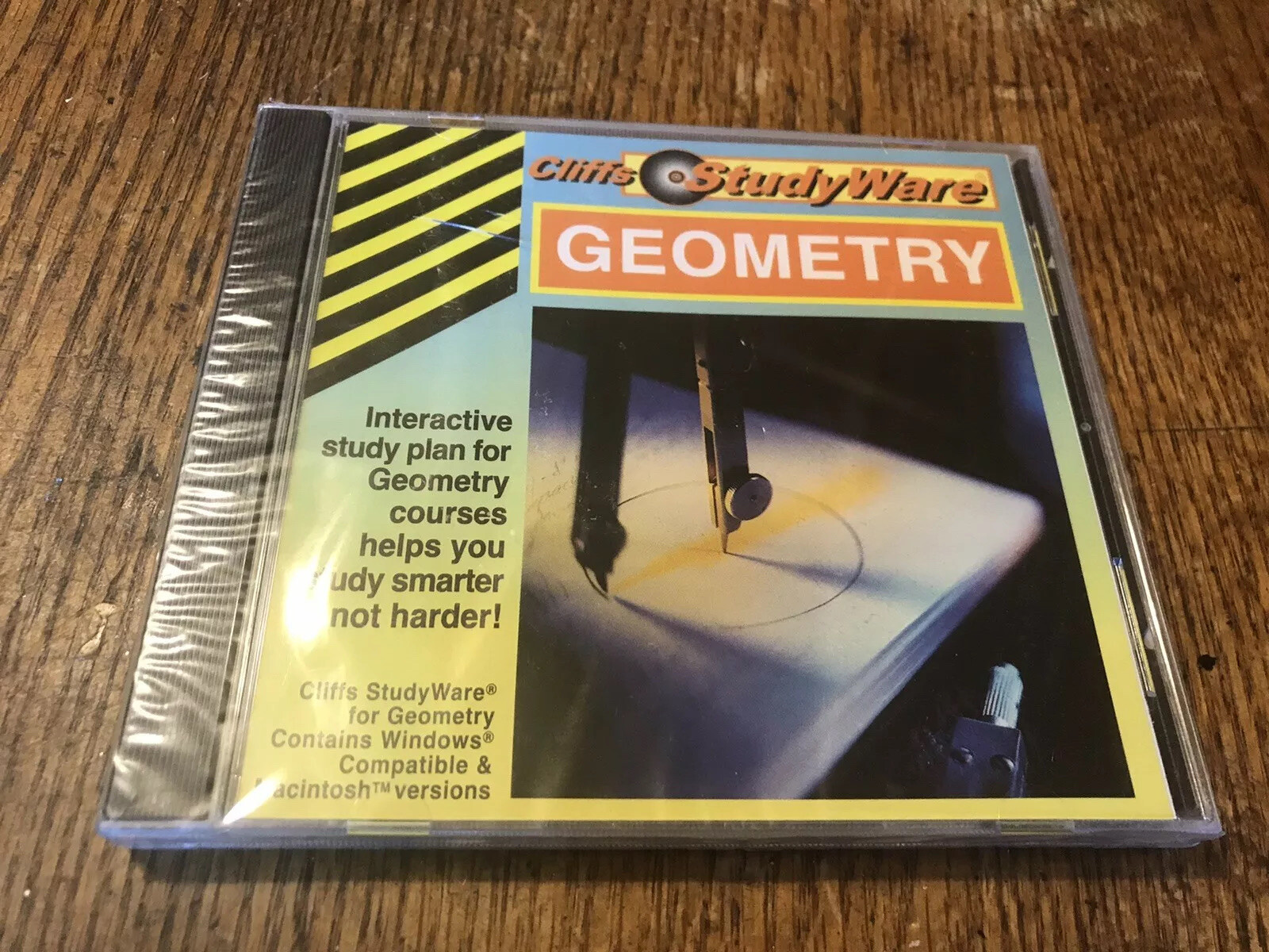Vintage Cliffs Studyware Geometry CD ROM Windows/Mac Brand New