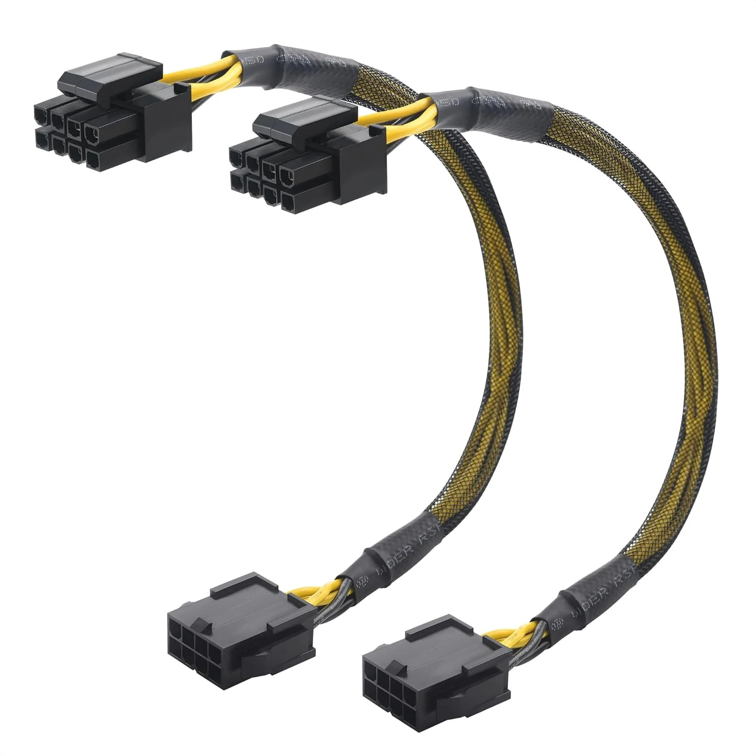 Cable Matters 2-Pack 8 Pin EPS CPU Extension Cable - 10 Inches, 8-Pin ATX/CPU Po