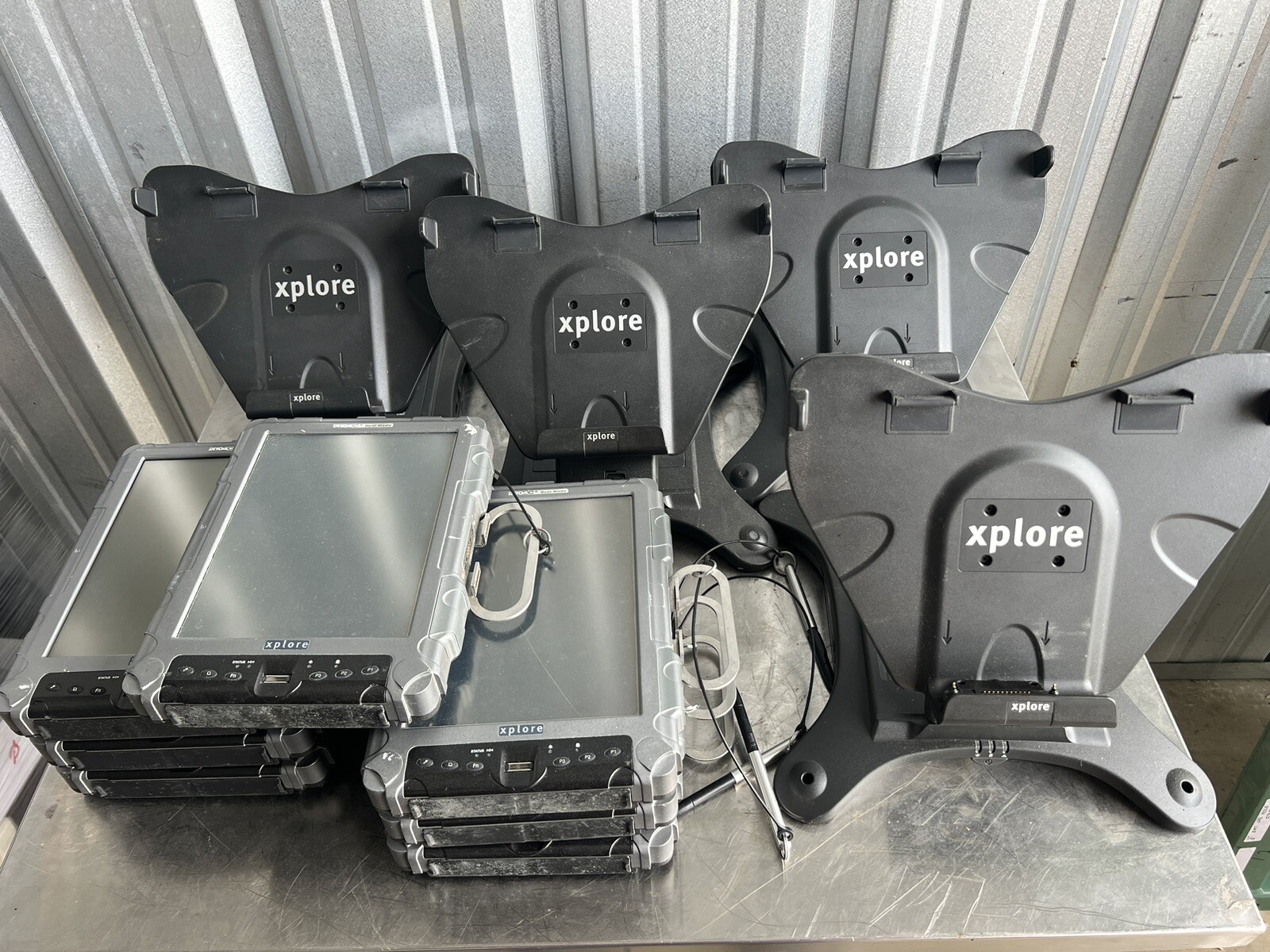 (7) Xplore IX104c4 IX104 Rugged Dual Mode Tablet LOT AS IS
