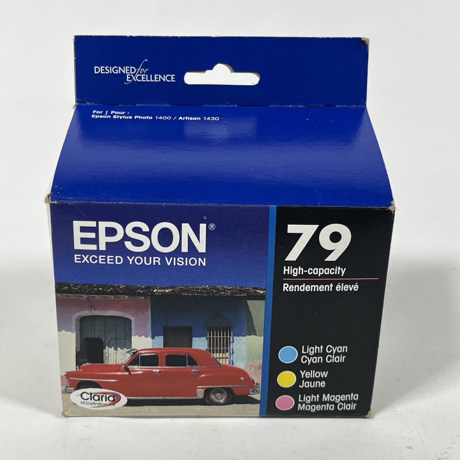 Epson 79 High-Capacity Ink Cartridges Light Cyan, Yellow, Light Magenta Exp 2021