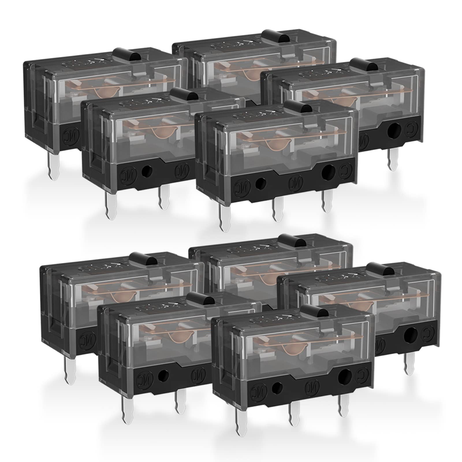RUNJRX Black Kailh GM 8.0 Mouse Switch for Gaming Mouse 10Pcs