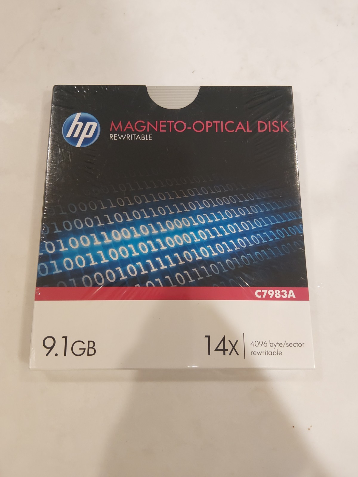 New Sealed HP C7983A 9.1GB Magneto-Optical Disk Cartridge 14x MO RW Rewritable 