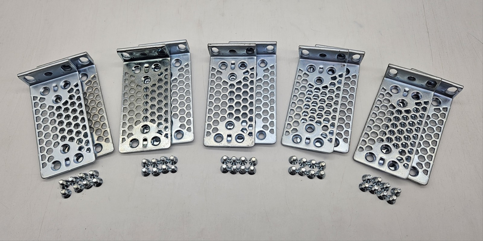 LOT OF 5 (Set of 2)Cisco Catalyst 3850 Series Rack Ears w/ Screws C3850-RACK-KIT
