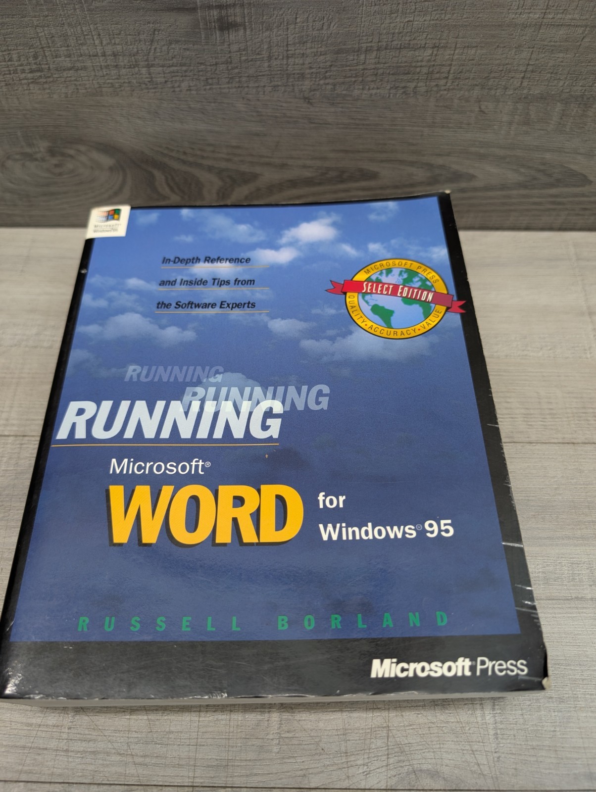 Vintage Microsoft Press Running Microsoft Word 95 Guide Russell Borland Manual