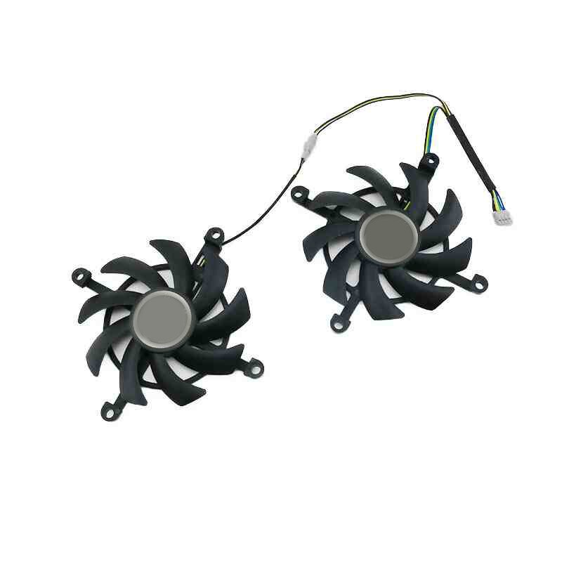 Set Suitable For Colorful GTX1650 1660TI RTX2060 graphics card fan Left+Right