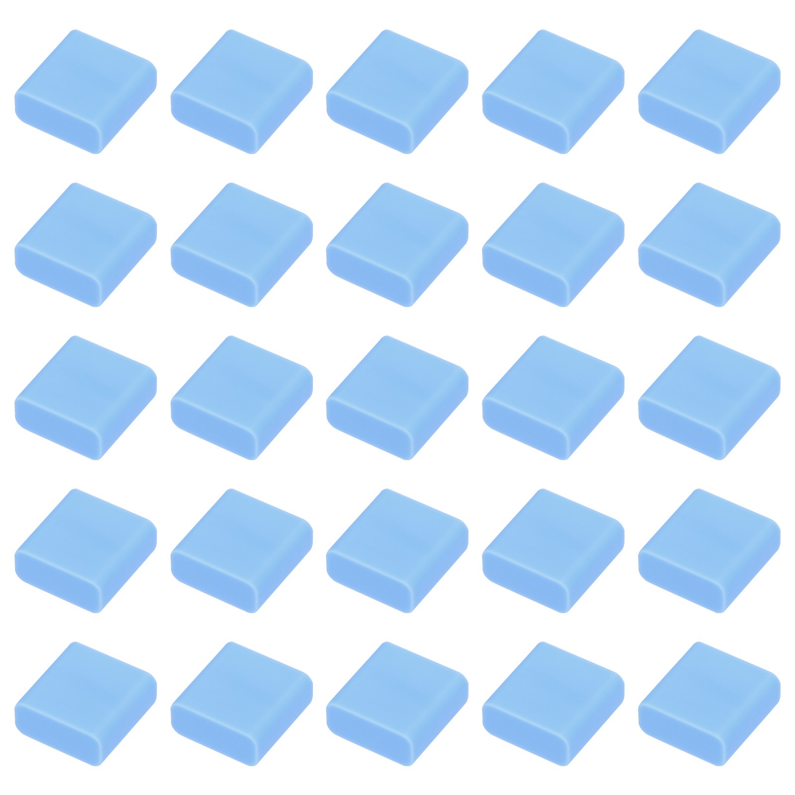 40pcs USB Male Port Silicone Protectors Anti Dust Cap Cover Blue