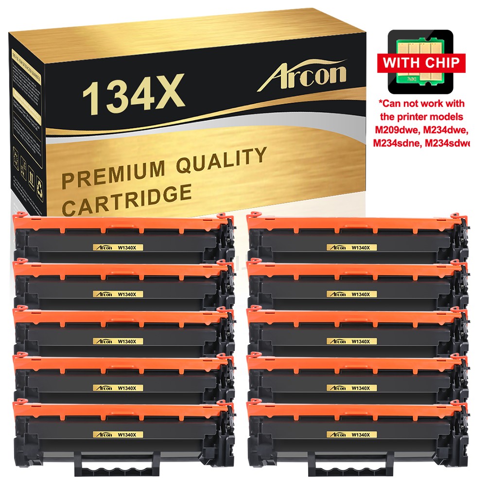 10x Compatible 134X Toner Cartridges For HP W1340X with Laser Jet M209dw M209dw