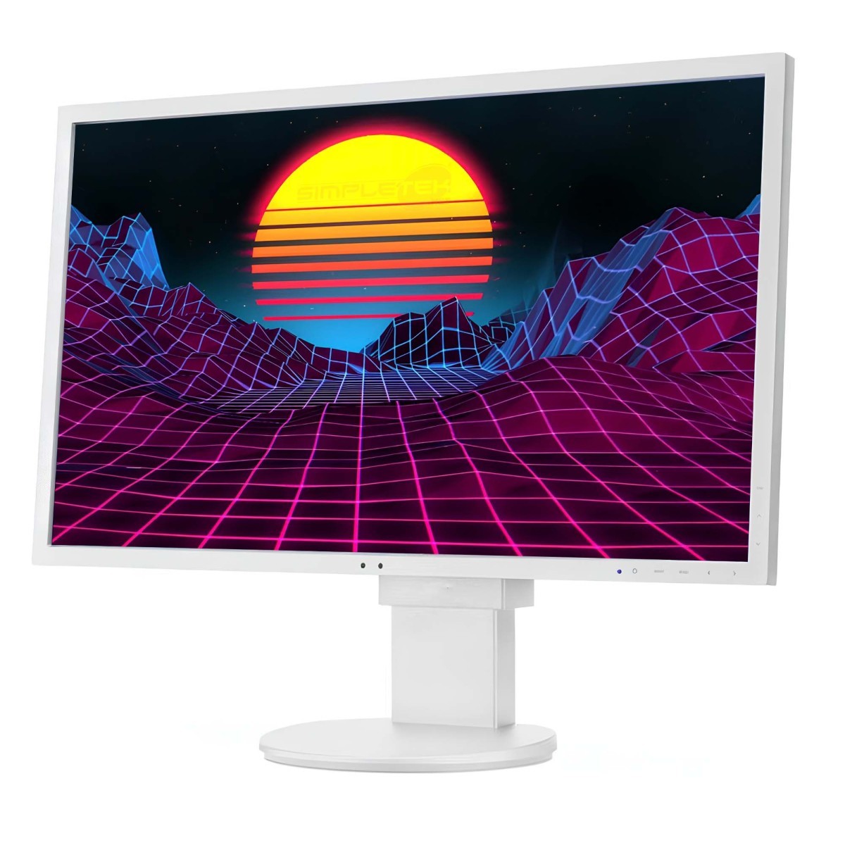 NEC MultiSync EA223WM 22" White LCD Monitor VESA VGA DVI DP HD, 60 Hz