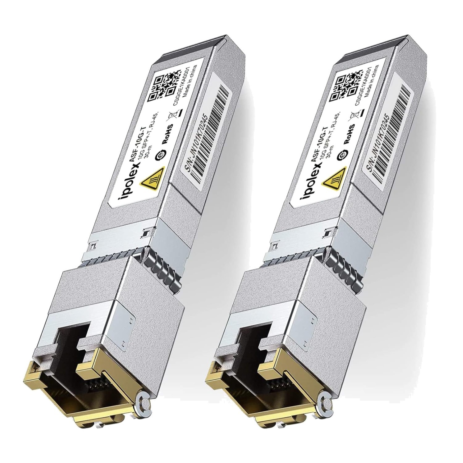 Heat Dissipation 10G SFP+ to RJ45 Transceiver./;