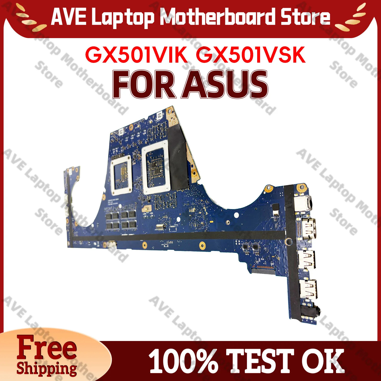 GX501VIK Motherboard For ASUS ROG Zephyrus GX501VIK GX501VSK With I5 I7 CPU