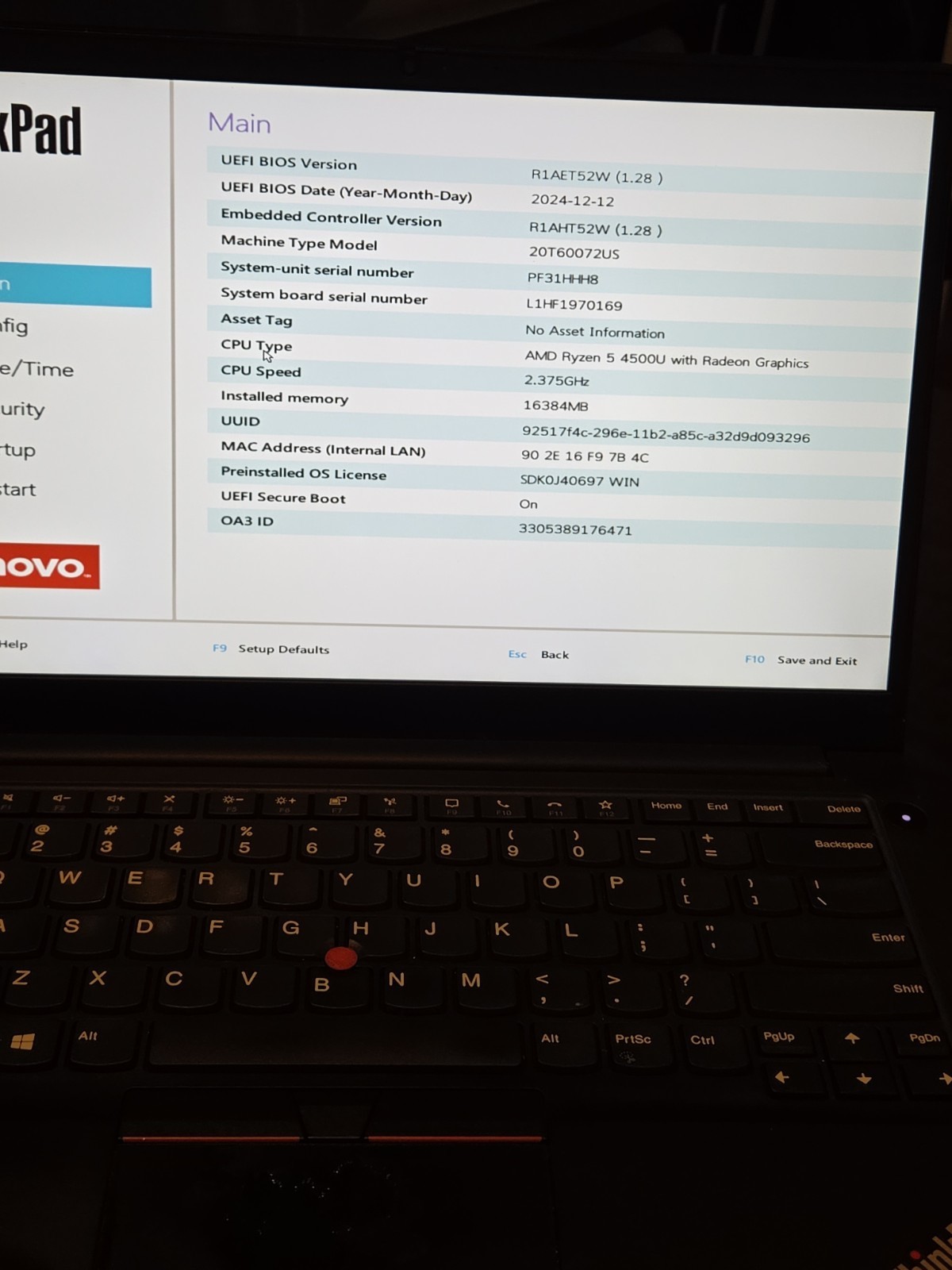 Lenovo Thinkpad E14 AMD Ryzen 5 4500u Laptop