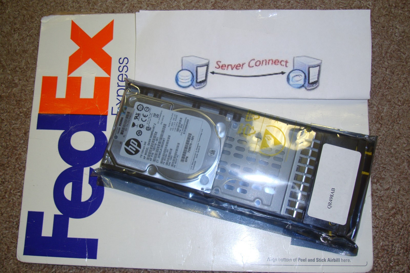  HP QR498A QR498B M6710 1TB 6G SAS 2.5" Drive 725118-001 728575-001 727397-001