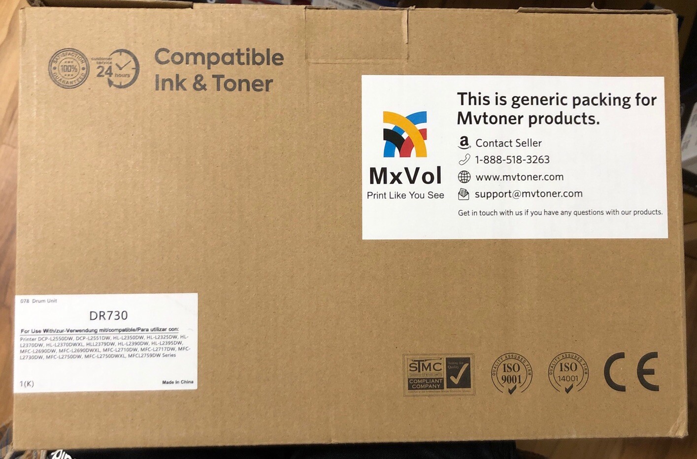 MxVol Compatible Drum Unit Replacement for Brother DR730 DR-730 DR 730