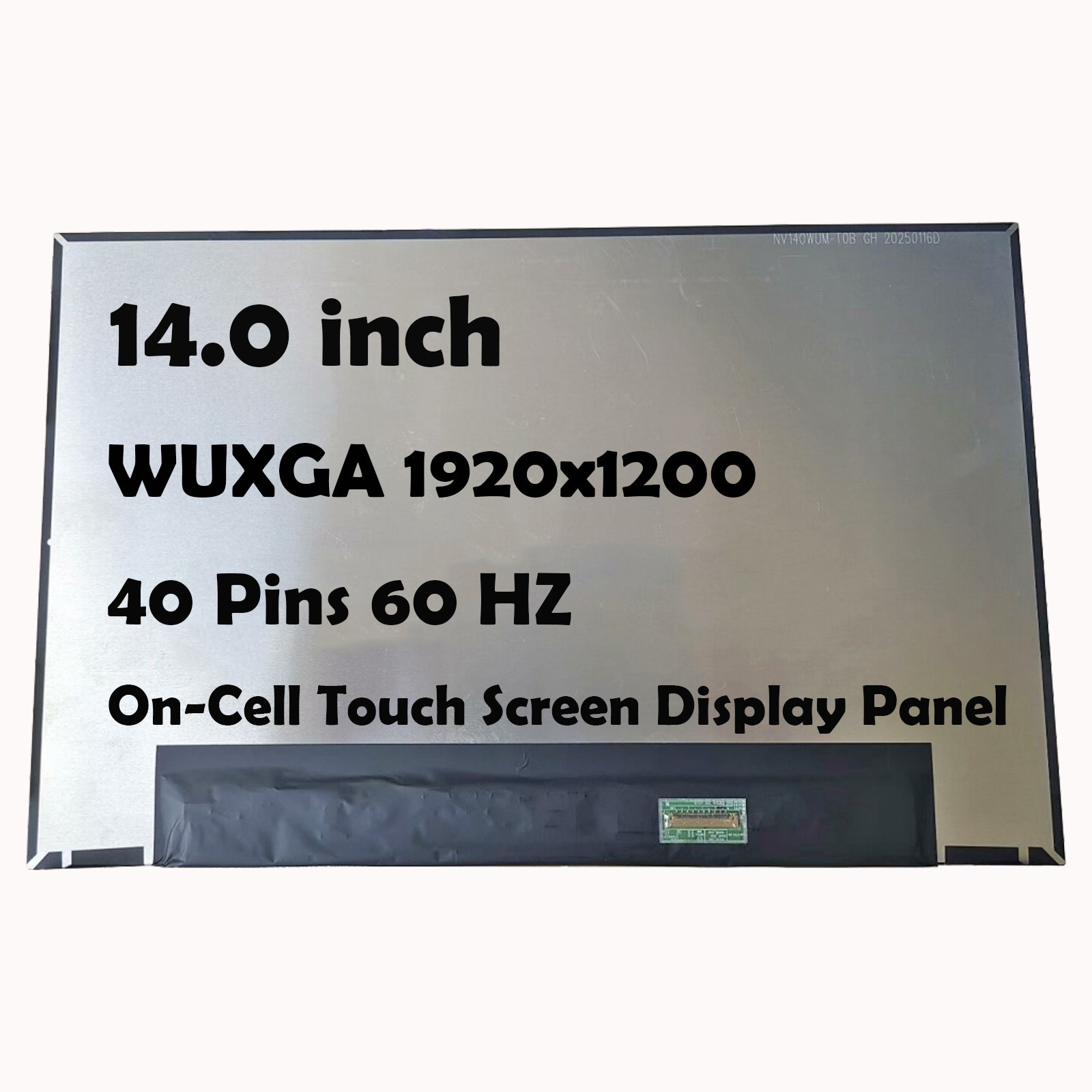 14" 0V508J WUXGA 1920x1200 40 Pins LCD On-Cell Touch Screen Display Panel
