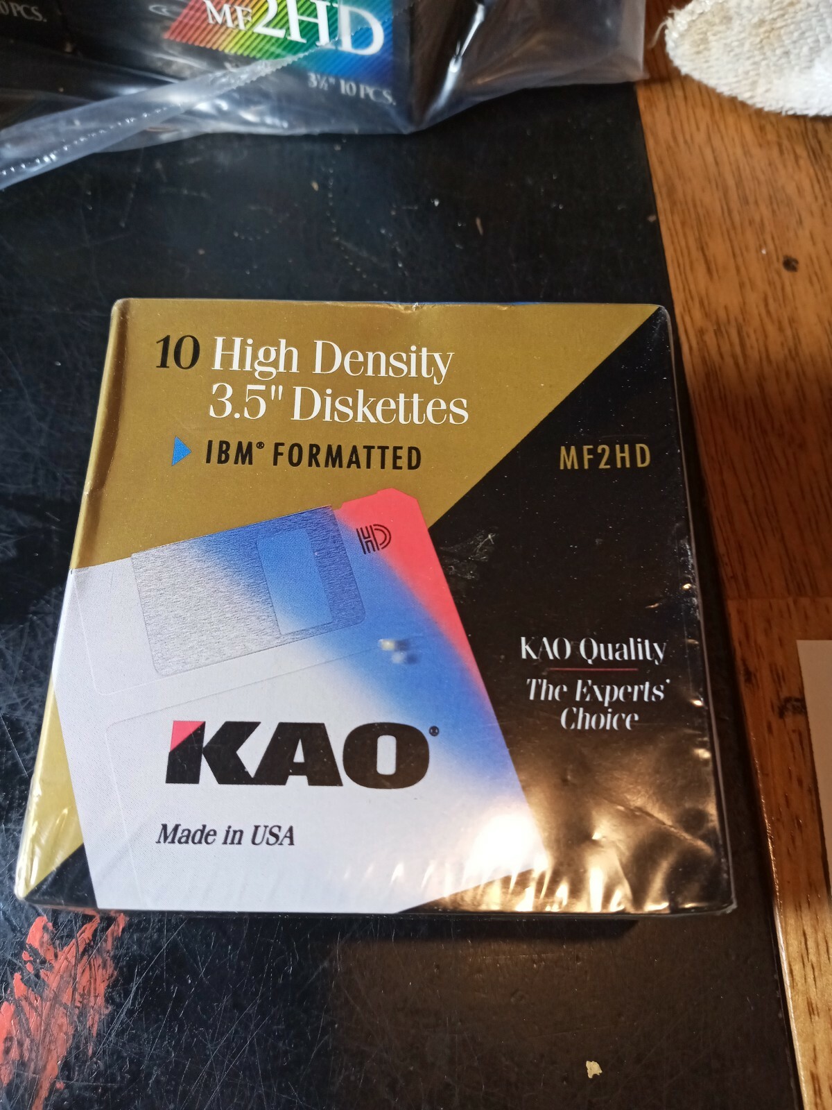 Kao TDK 3.5in 1.44MB IBM Formatted High Density Floppy Disks 10 Pack New Sealed 