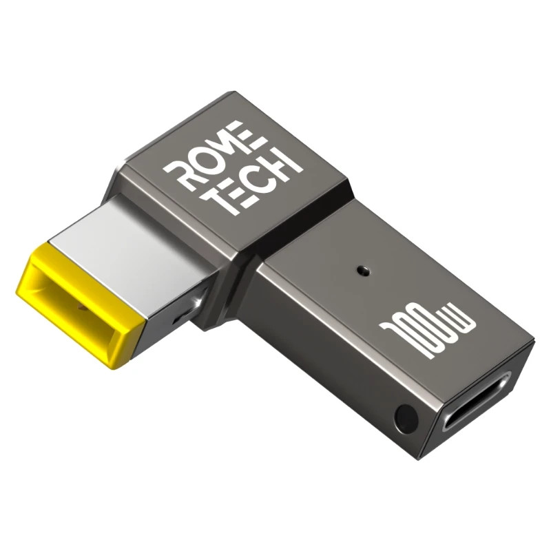100W USB Type C Female to DC Male Square Fast Charging Adapter For Lenovo