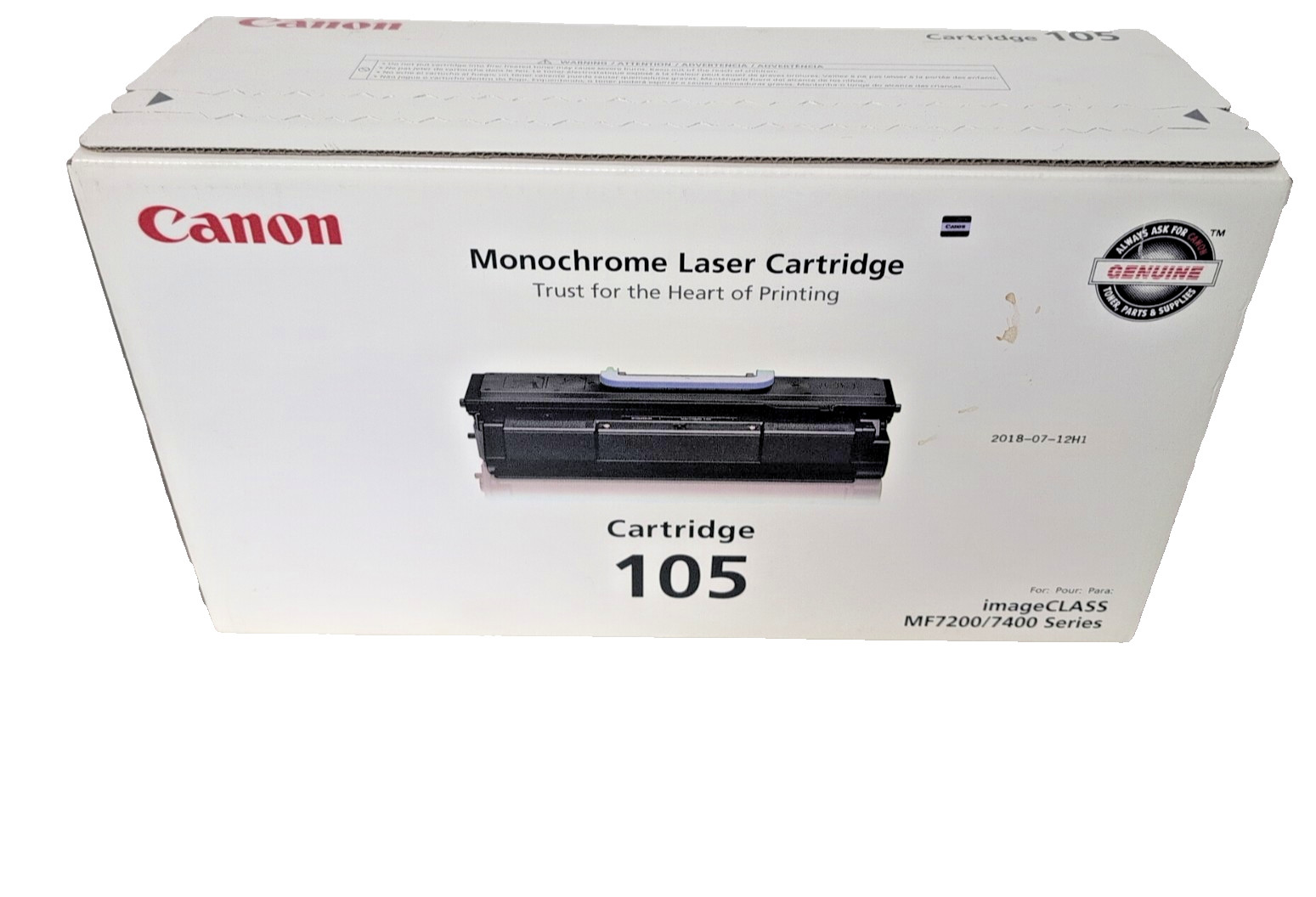 CANON  MONOCHROME LASER CARTRIDGE 105 IMAGA CLASS MF7200/7400 SERIES