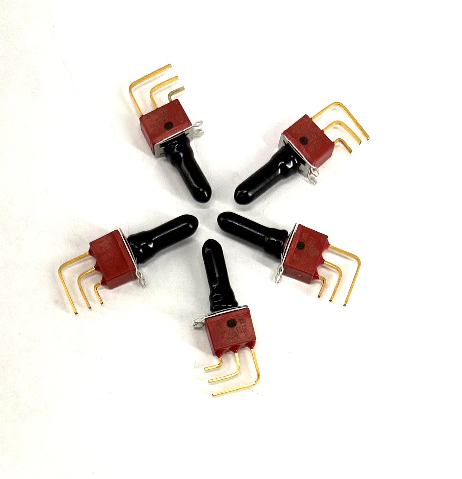E121SD1AV2GE C&K SWITCH PUSHBUTTON SPDT 1A 120V (5 PIECES) NEW~