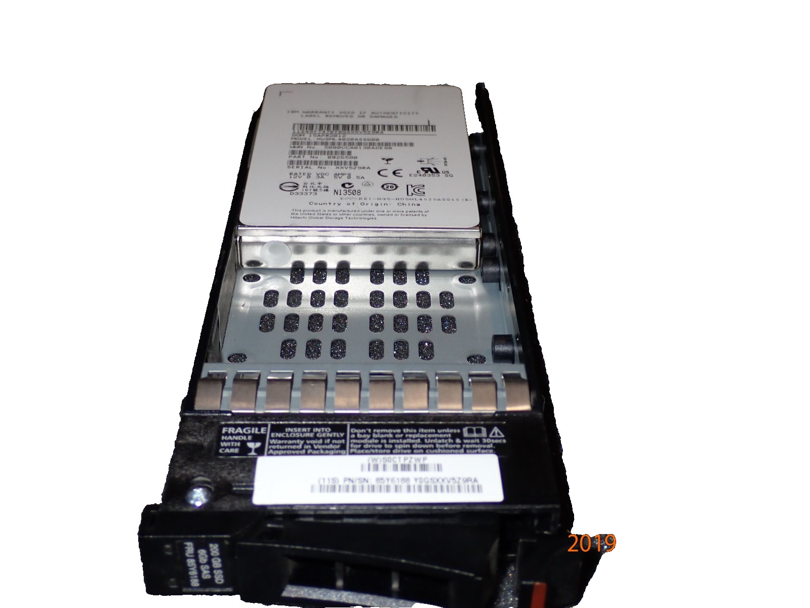 IBM 85Y6188 200GB SSD SAS 2.5 V7000 Hot Swap SSD Internal Solid-State Drive