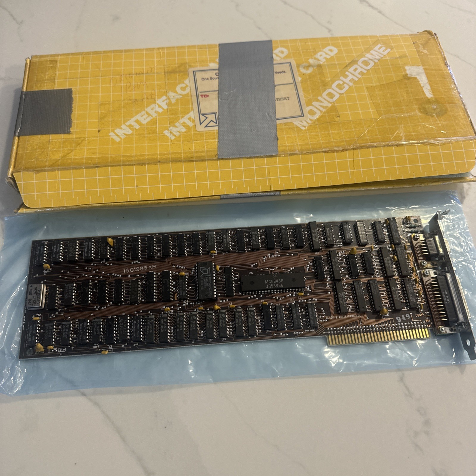 IBM 1501985XM MDA Monochrome Display Printer Adapter 8-Bit ISA PC XT 5150 Video