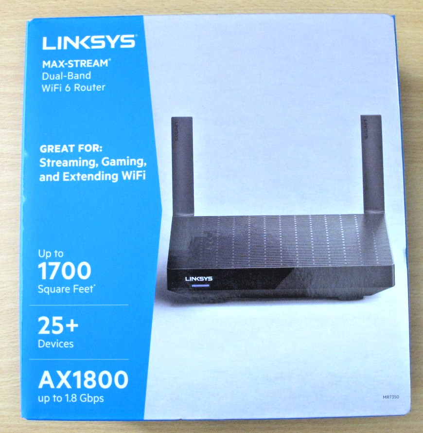 Linksys MR7350 Max-Stream WiFi 6 AX1800 Dual-Band Gigabit LAN USB 3.0 Unused NIB