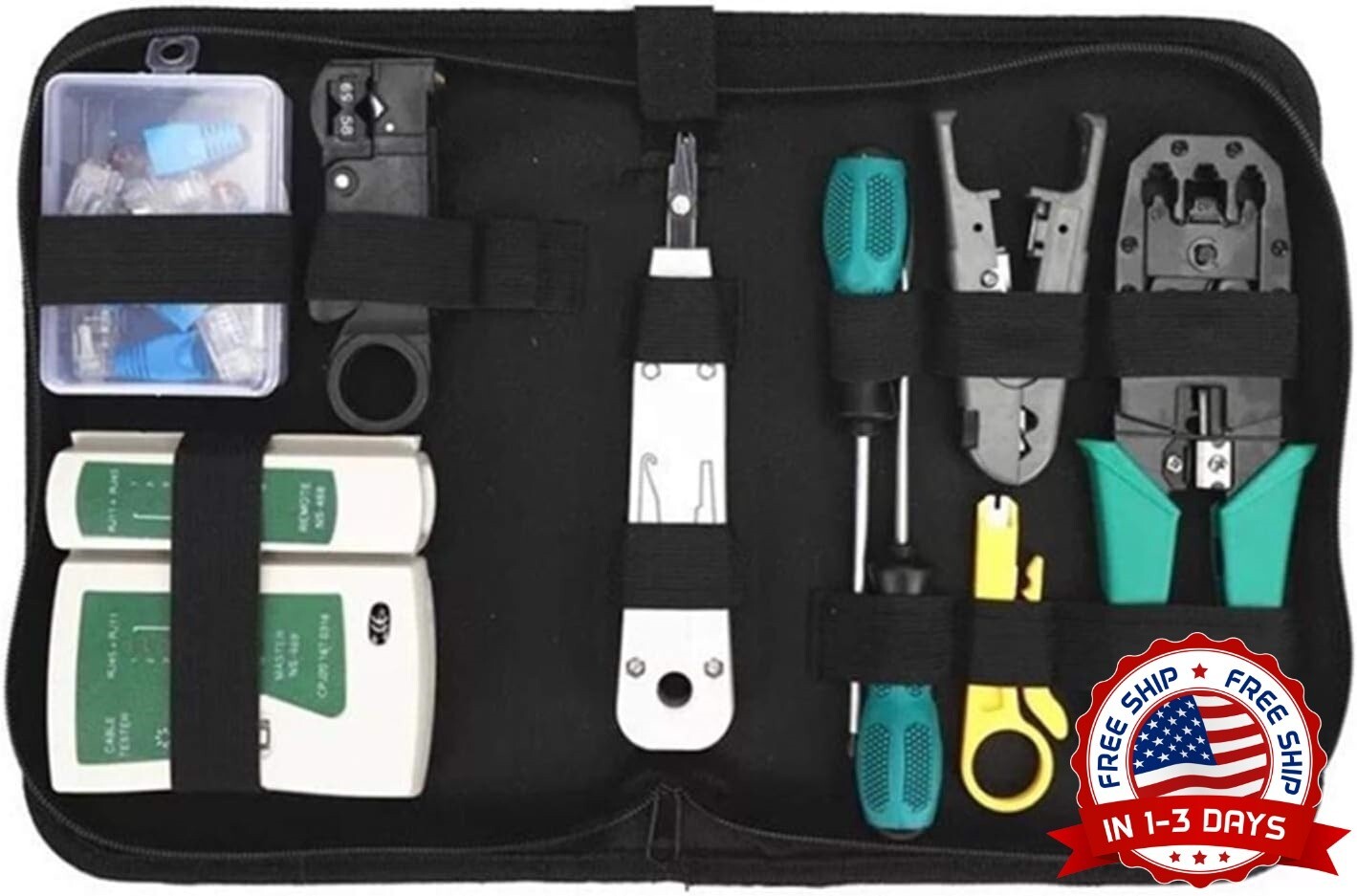 Kit De Herramientas De Red Para Cat5 Cat5e Cat6, Cable Ethernet portátil 11 en 1