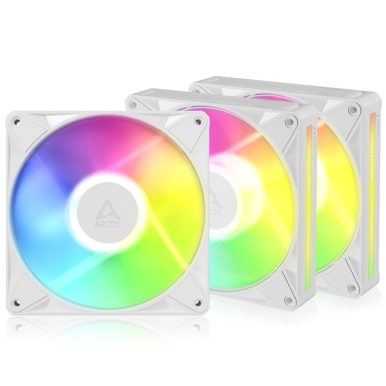 ARCTIC BioniX P14 A-RGB (3 PACK) white PC Case Fan 140mm Gaming Daisy Chain