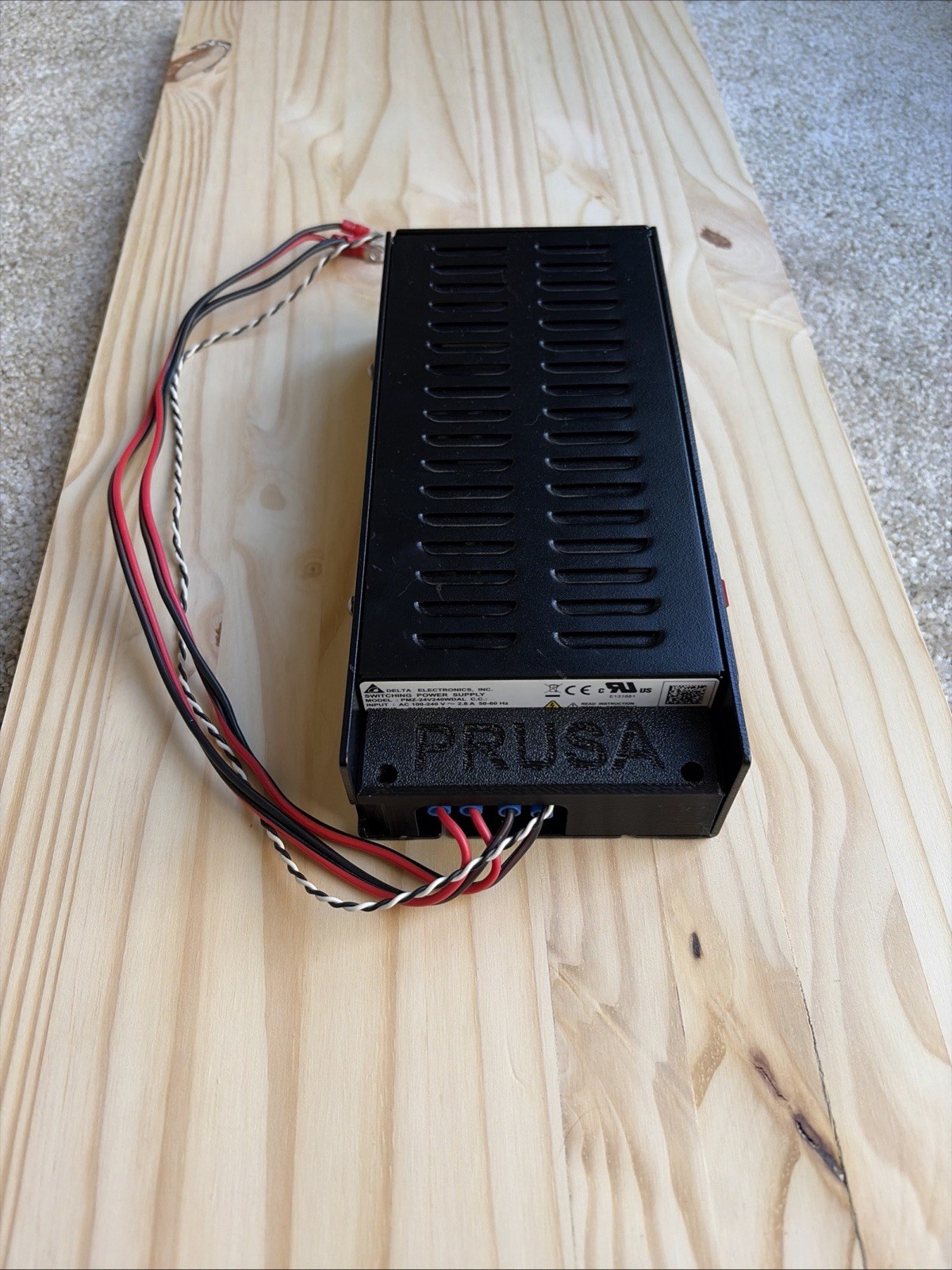 Original Prusa i3 MK3S PMZ 24V 240WDAL Black Power Supply