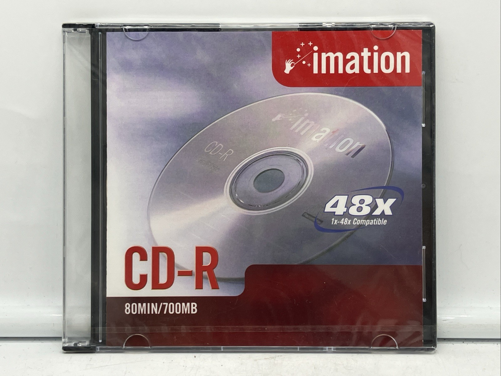 Imation CD-R Media 48x 700MB 80min Jewel Case (1-Pack) Factory Sealed New