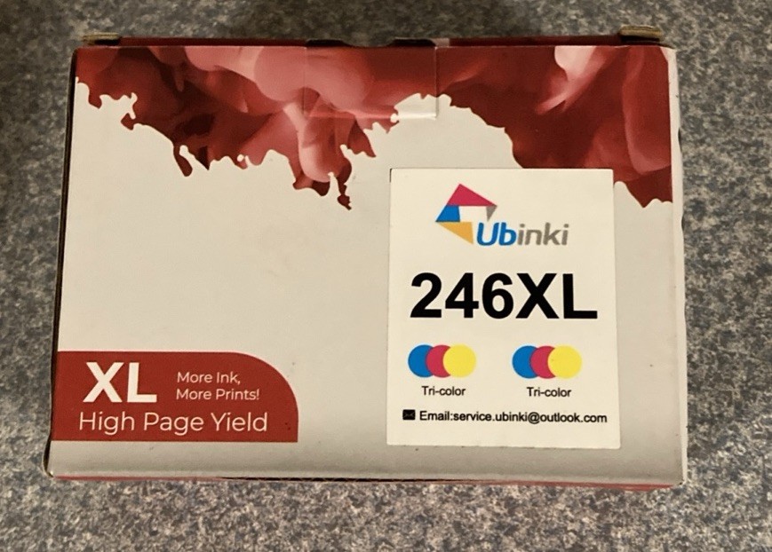 246XL printer Ink For Canon Printers High Page Yield  2-Pack
