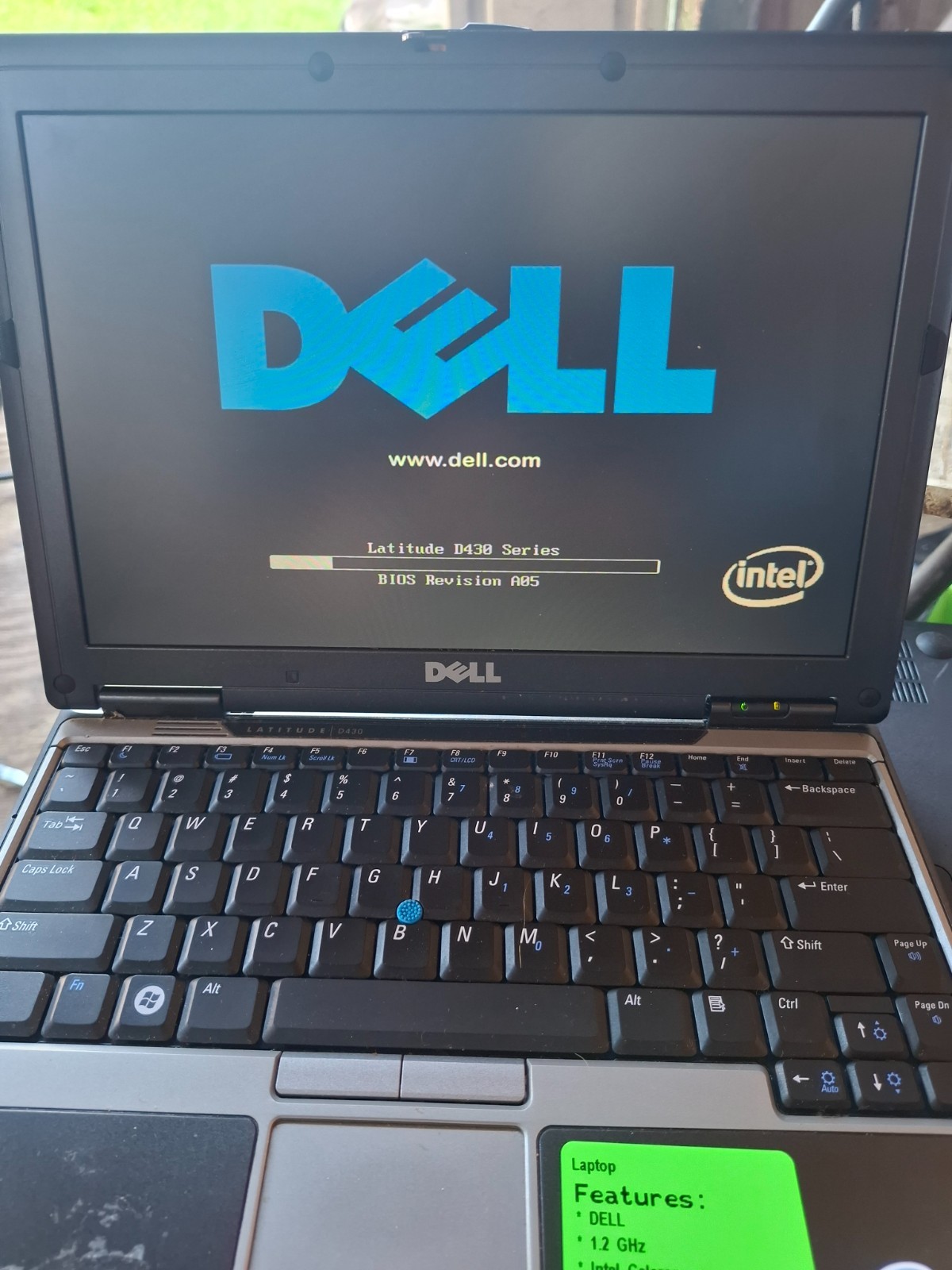 Dell Latitude D430 12.1" Laptop Intel Celeron 1.2GHz 2GB RAM Windows 7 Vintage