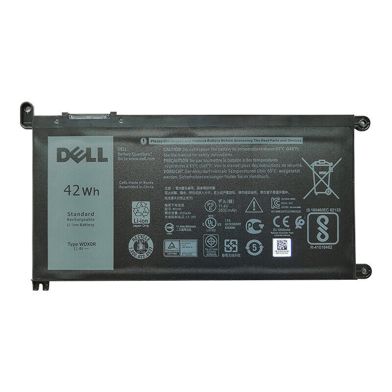 Genuine 3CRH3 T2JX4 FC92N CYMGM Battery Inspiron 13 7368 5378 14 7472 15 5565