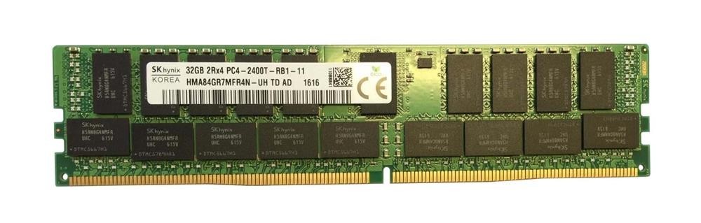 SK Hynix 32GB DDR4-2400 PC4-19200T 2Rx4 ECC RDIMM HMA84GR7MFR4N-UH