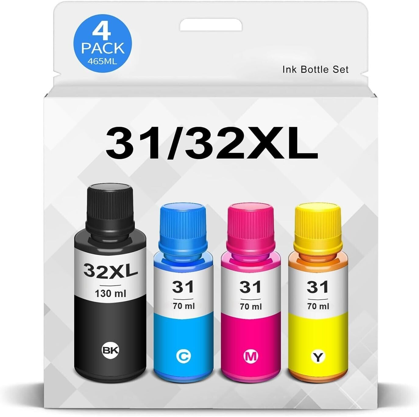 31/32 XL Ink for 5101-7602/450-757 Series | Smart Tank & Plus 130ml+70ml set