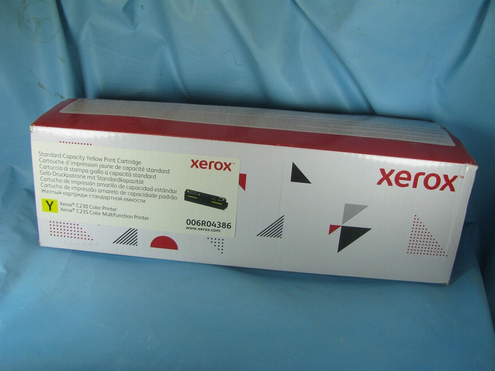 GENUINE NEW XEROX 006R04386 YELLOW TONER CARTRIDGE C230 C235 - 
