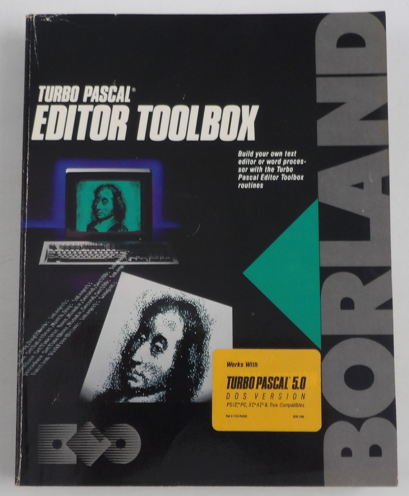 Turbo Pascal Editor Toolbox User Manual - Version 4.0 - Borland 1987