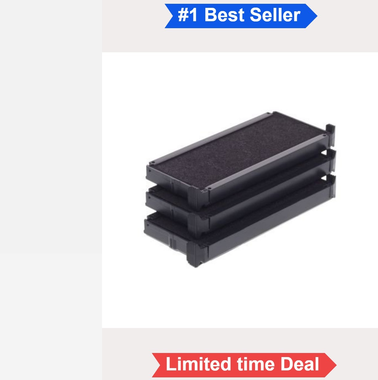 Replacement Ink Cartridge 6/4914 Pack of 3 Black for Printy 4914 Rubber Stamp